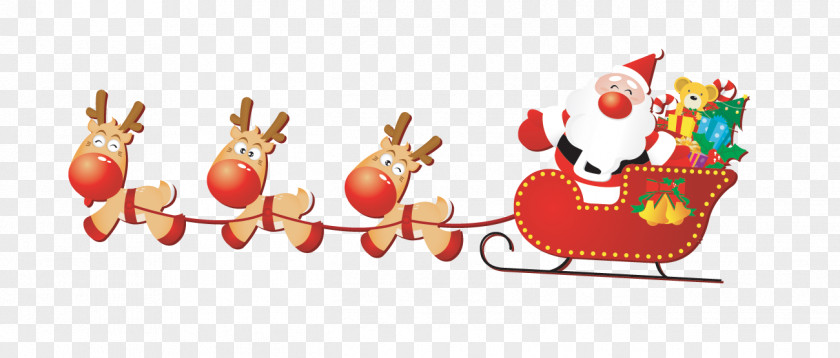Santa Claus Christmas Hats Beard Elk Pull Carts Material Rudolph Royal Message Wish PNG