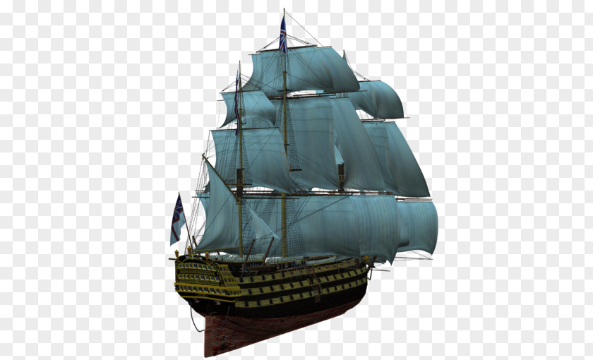 Ship Brigantine Of The Line Galleon Barque PNG