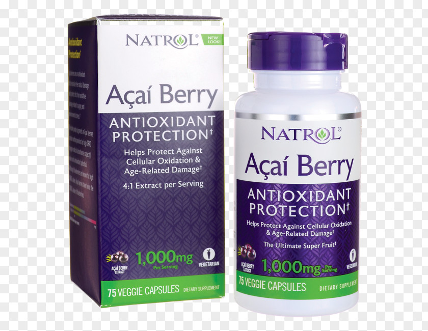 Acai Berry Dietary Supplement Melatonin Sleep Tablet Circadian Rhythm PNG