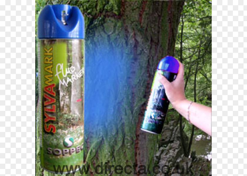Blue Spray Aerosol Tree Paint Color Forest PNG