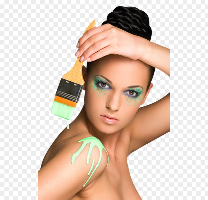 Face Eyebrow Woman Body Painting Beauty PNG