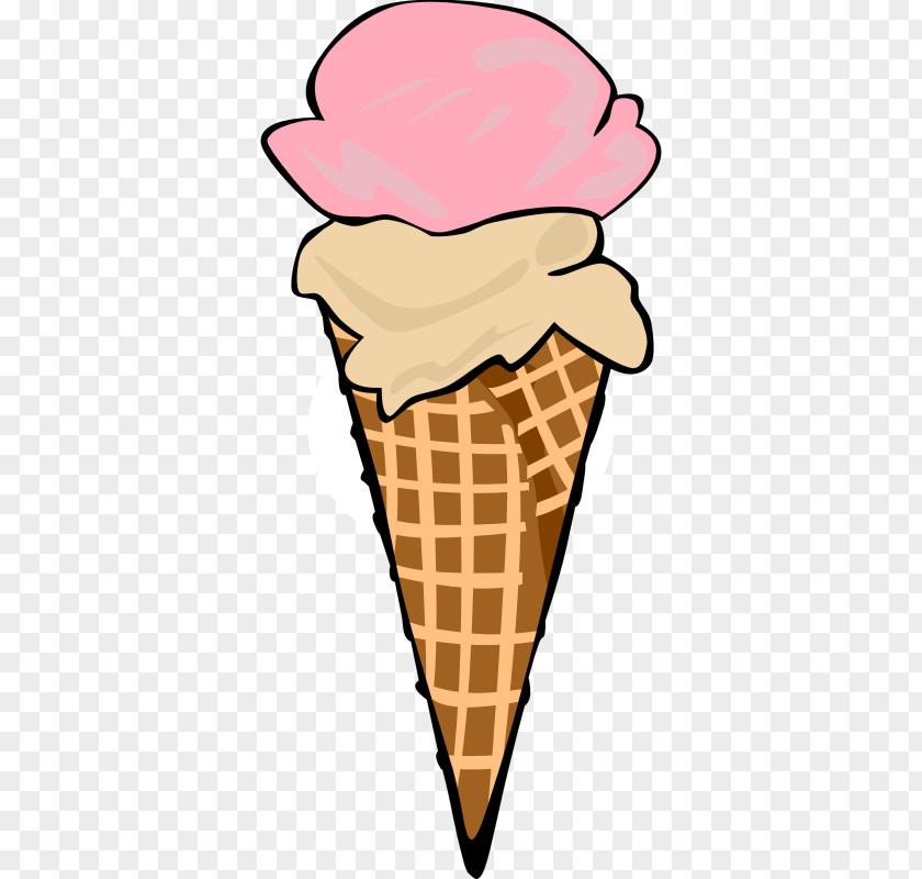 Fast Food Art Ice Cream Cone Sundae Chocolate PNG