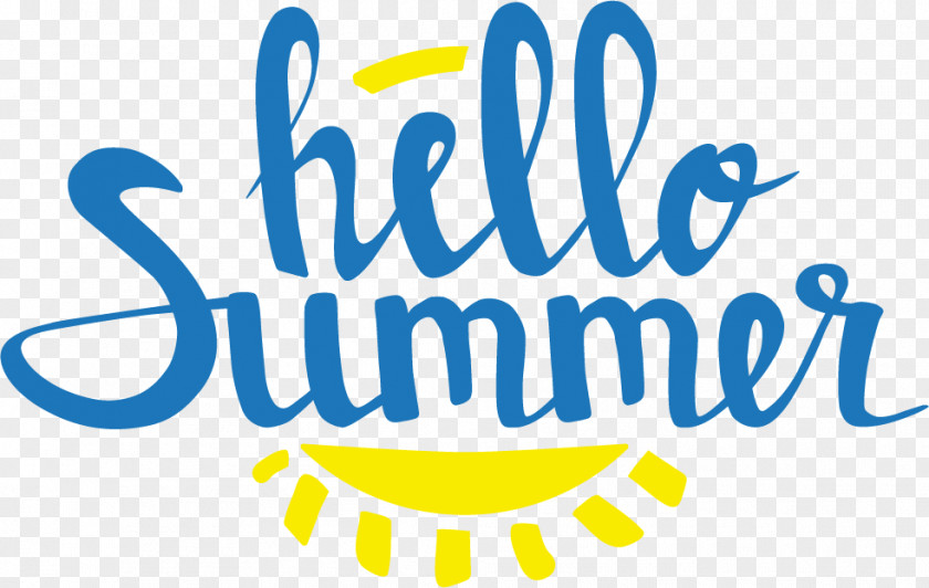 Hello Summer Logo Clip Art PNG