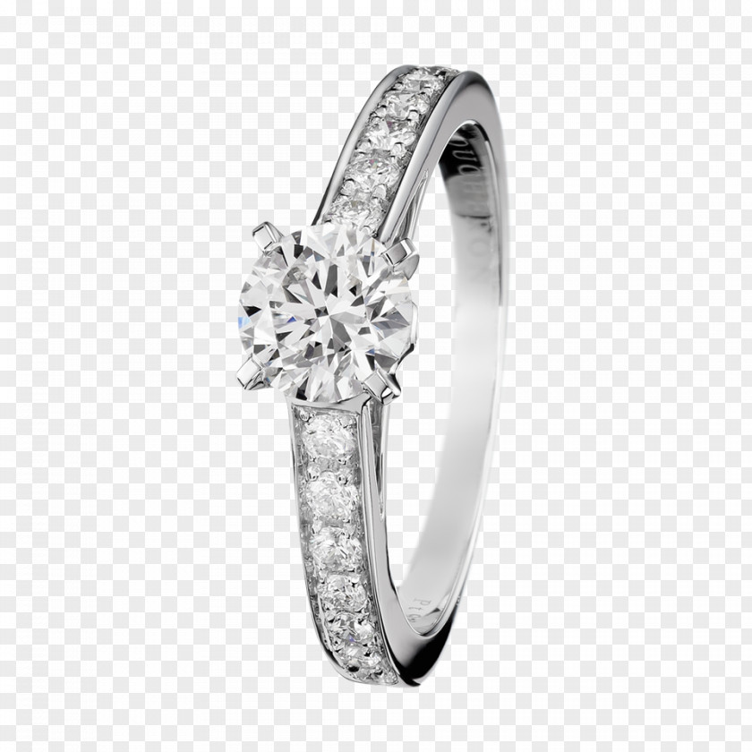 Ring Solitaire Boucheron Engagement Jewellery PNG