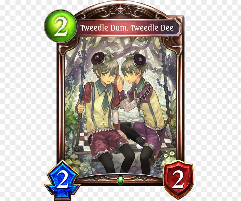 Tweedle Dee Shadowverse: Wonderland Dreams Rage Of Bahamut Elf Video Game Collectible Card PNG