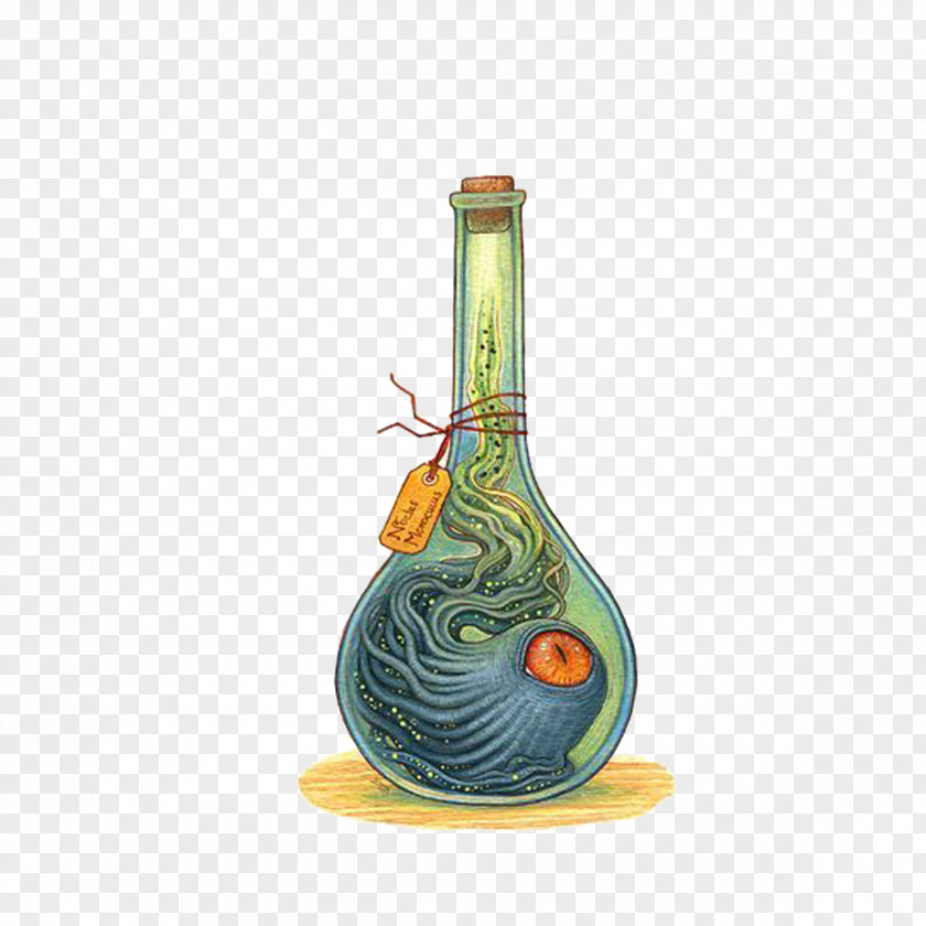 Bottle Monster Illustrator DeviantArt Illustration PNG