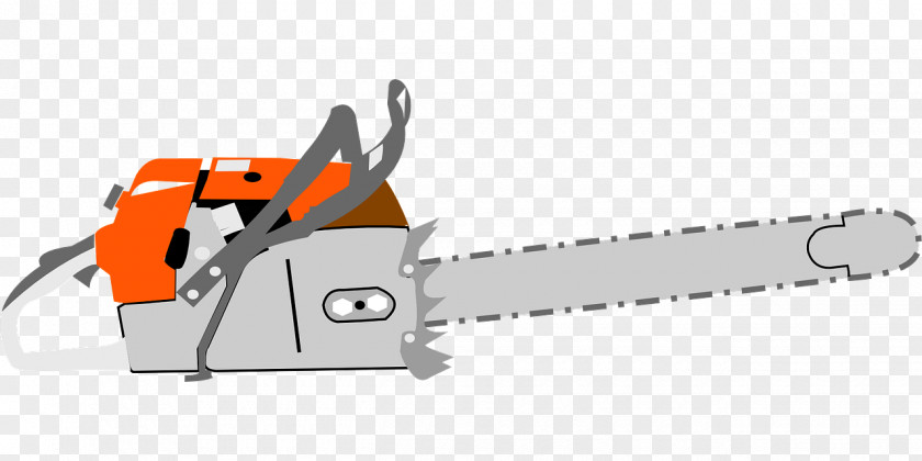 Gray Chainsaw Clip Art PNG