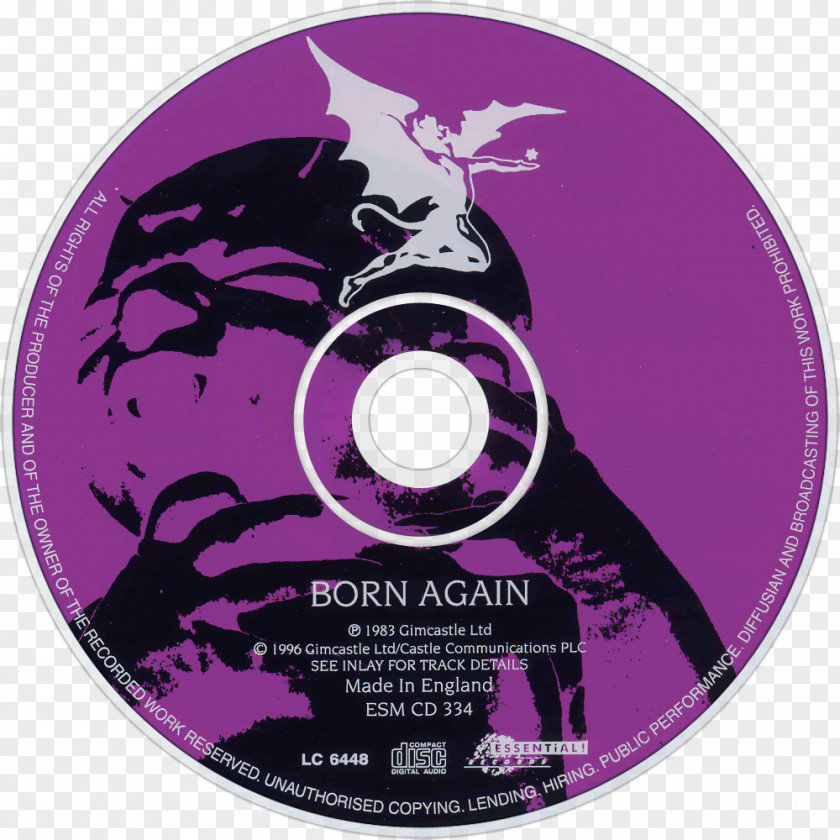 Black Sabbath Box: The Complete Original Compact Disc Fan Art Born Again PNG
