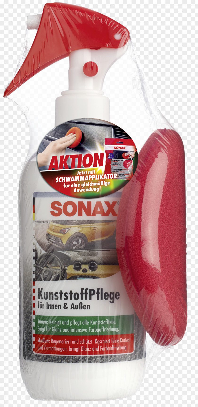 Car SONAX Brilliant Shine Detailer Kunststoffpflege Innen & Außen Aktions Sonax 02344000 Window Cleaner PNG