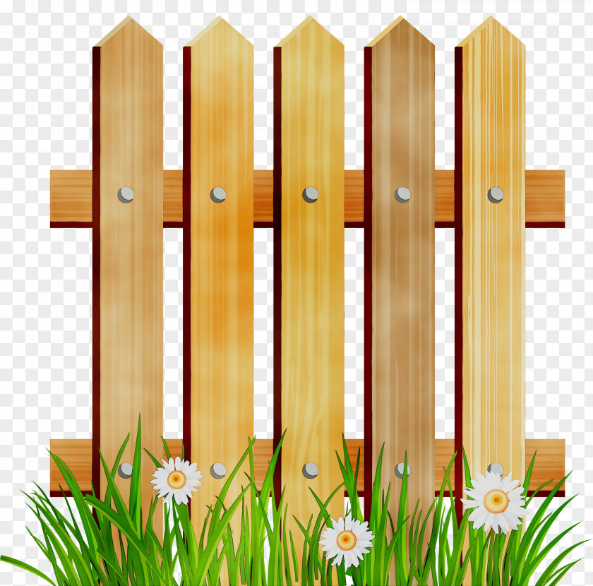 Fence Pickets Wood Garden Clip Art PNG