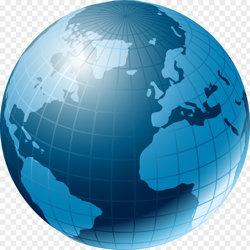 Globe Earth World Atlantic Ocean PNG