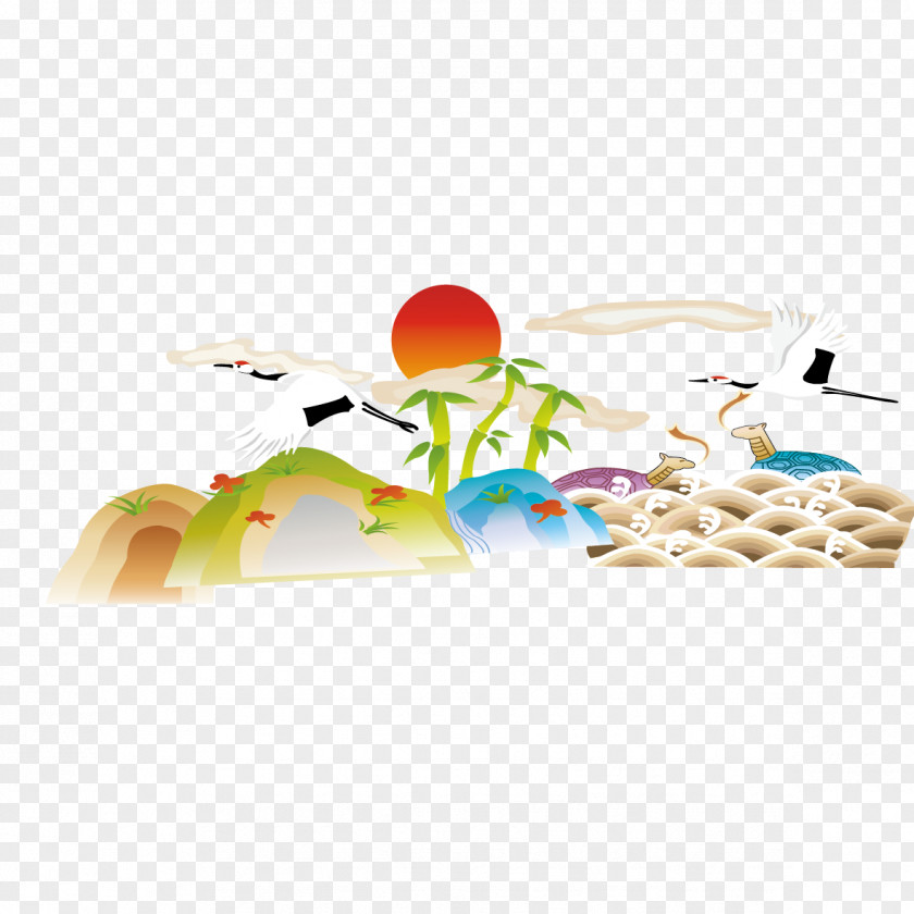 Baihe Shan Sun Clip Art PNG