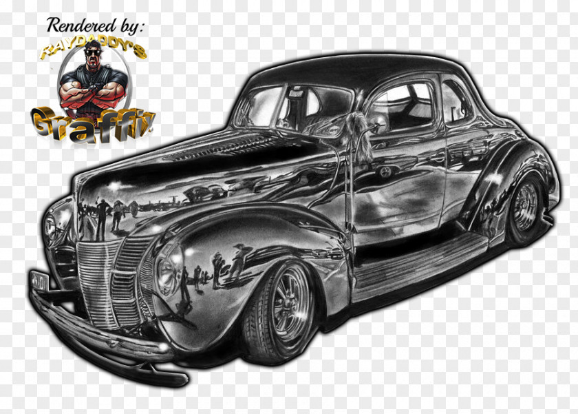 Car Antique Lowrider Ford Motor Company Rendering PNG
