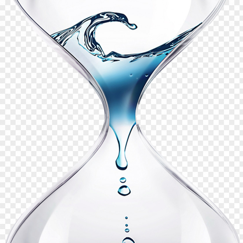 Hourglass Water Stock Photography PNG