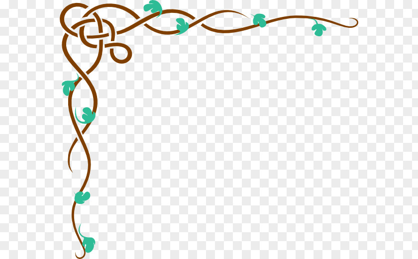 Leaf Borders And Frames Vine Clip Art PNG