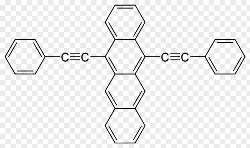 Light 9,10-Bis(phenylethynyl)anthracene 5,12-Bis(phenylethynyl)naphthacene Tetracene Glow Stick PNG
