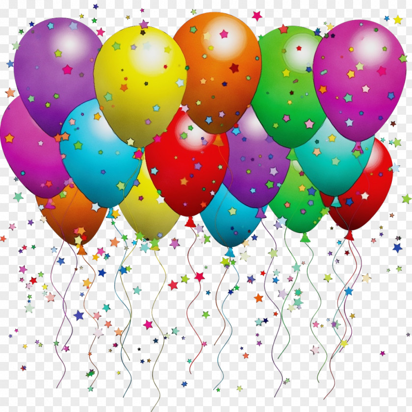 Party Supply Anniversary Happy Birthday Balloons PNG