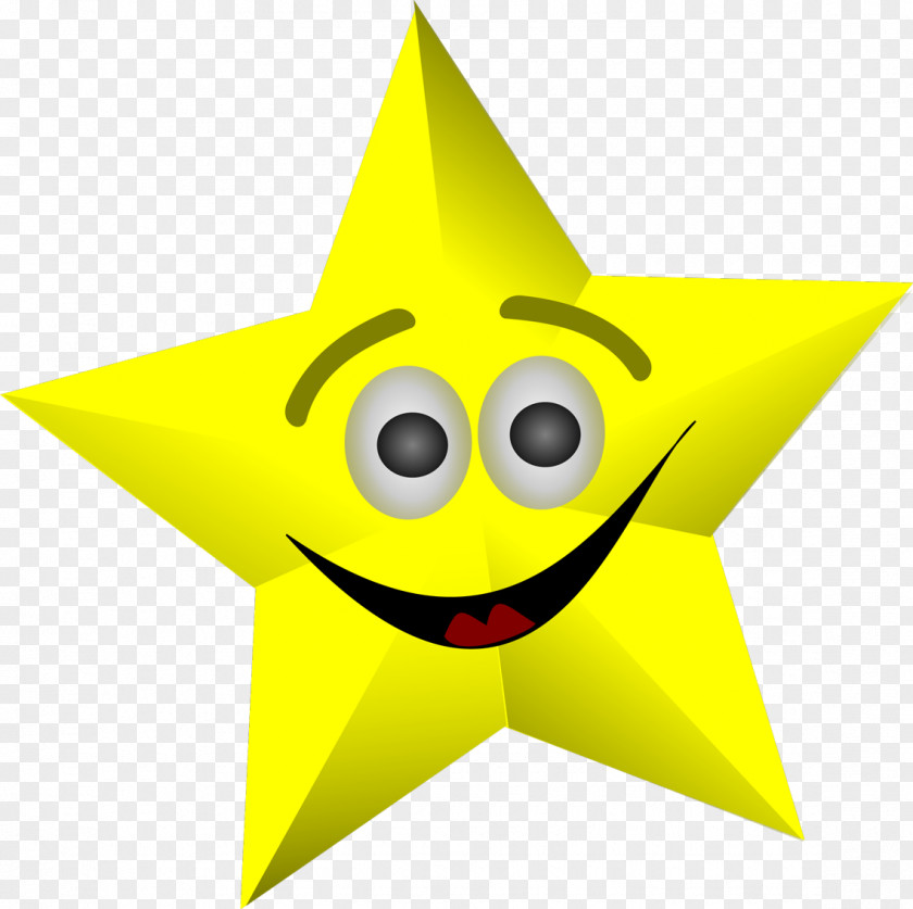 Smiley Face Star Clip Art PNG