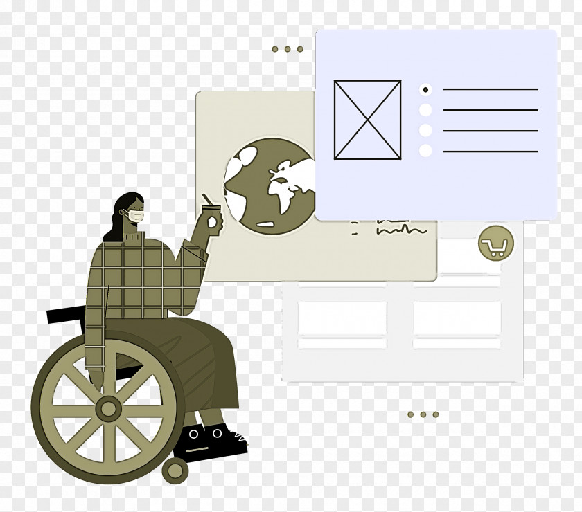 Wheel Chair People PNG