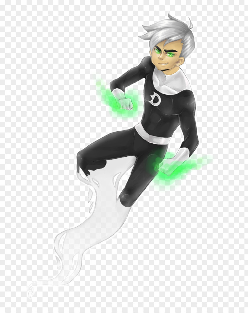 Danny Phantom Slash Figurine Fiction Character Animated Cartoon PNG