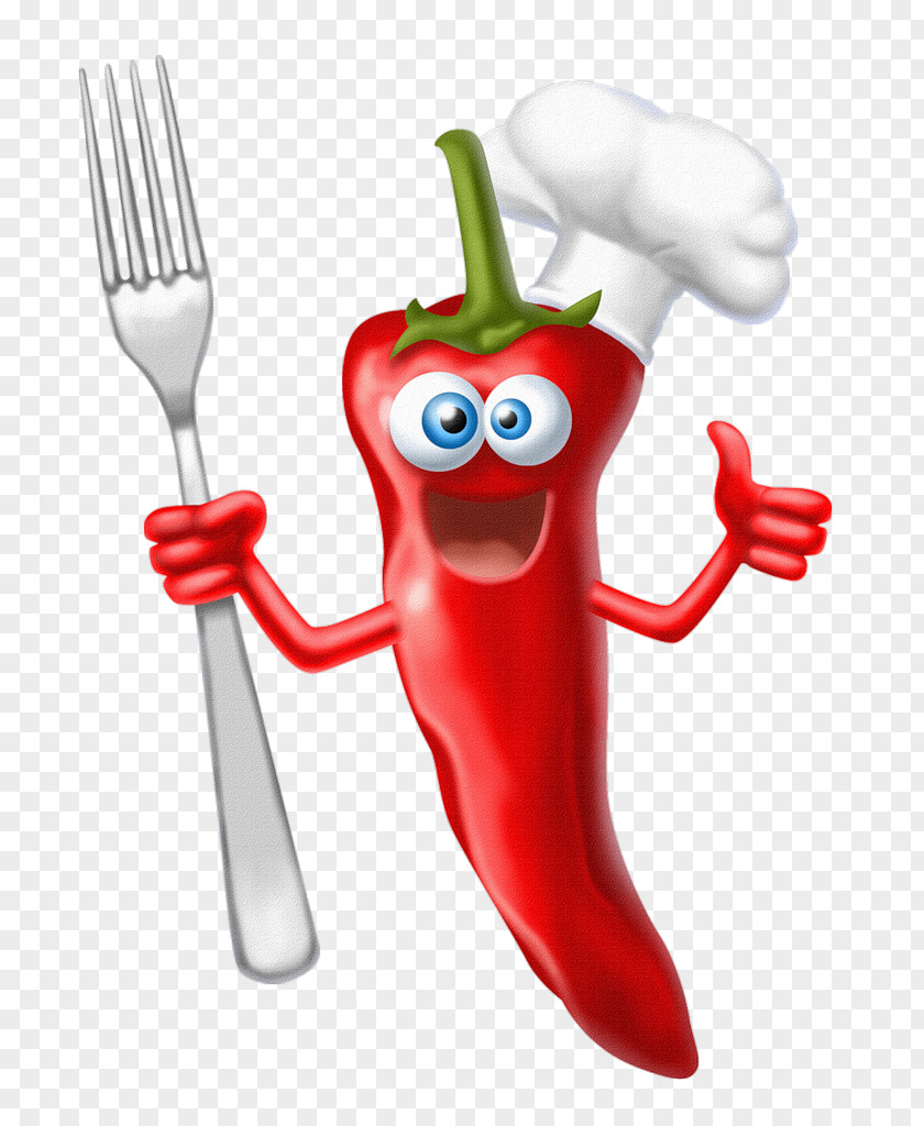 Fork Chili Con Carne Pepper Chef Food Capsicum PNG