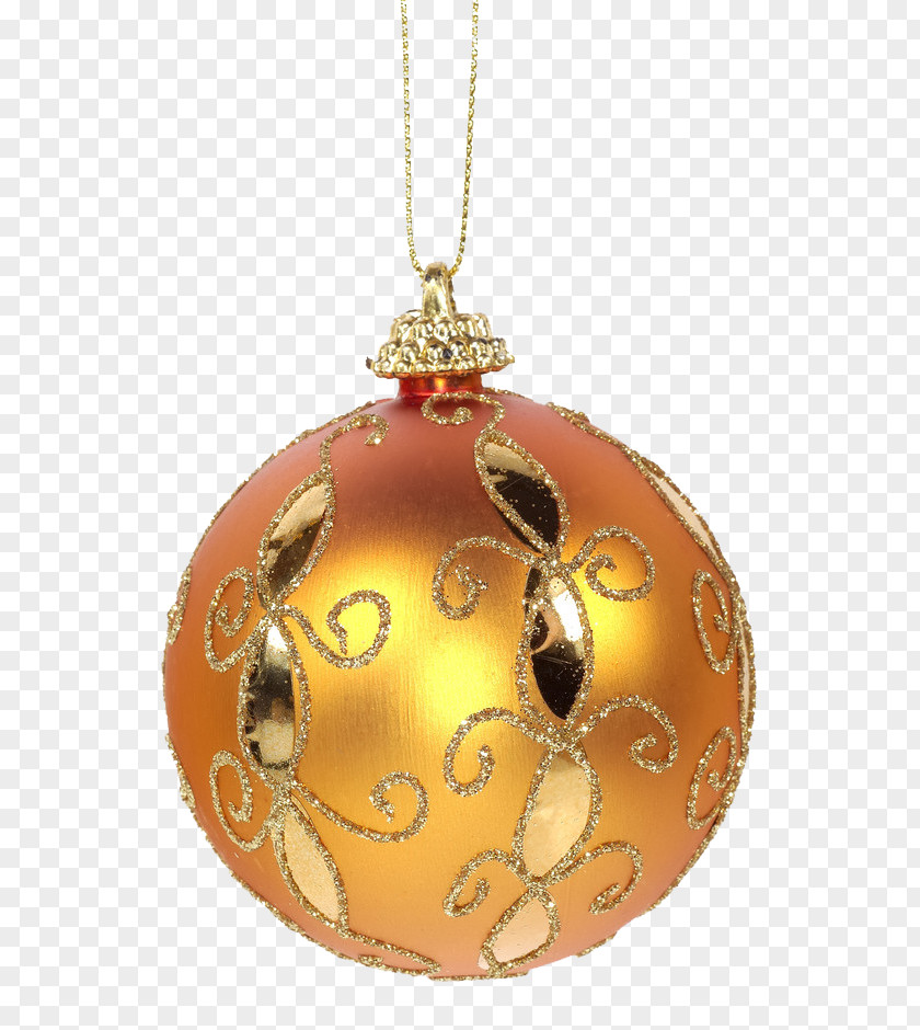 Golden Decoration Balls Christmas Ornament Stock Photography Clip Art PNG