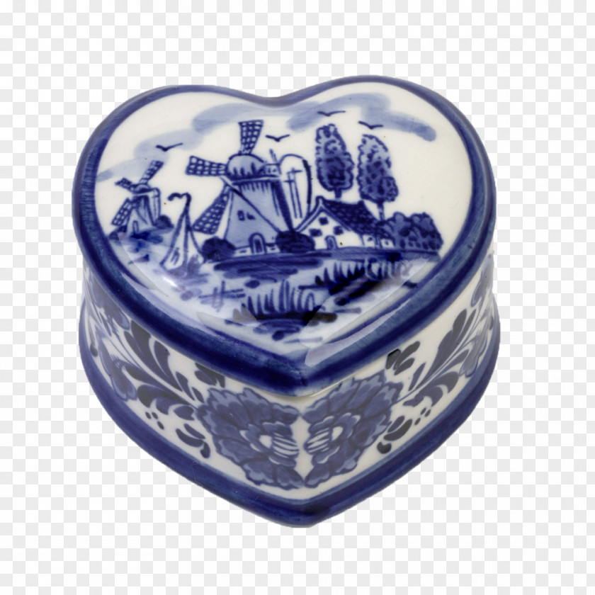 Medicine Box Cobalt Blue And White Pottery Porcelain PNG
