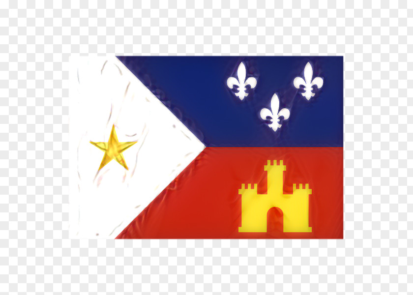 Rectangle History Of The Acadians Flag Cartoon PNG