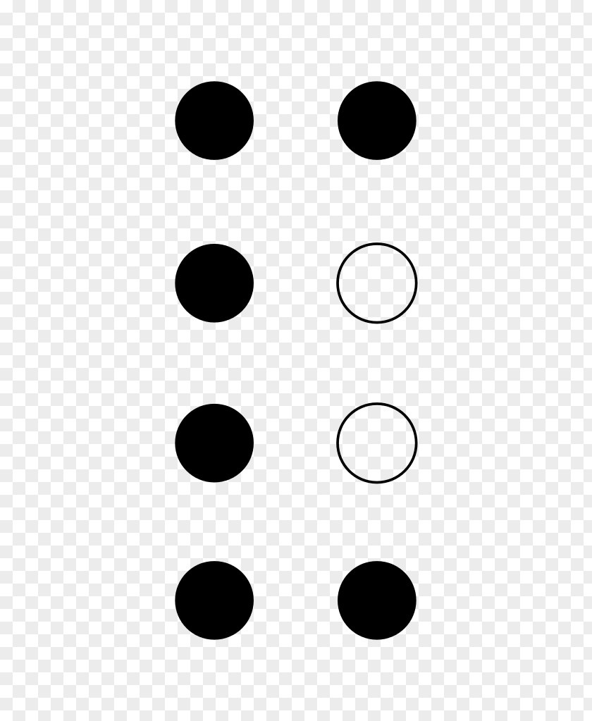 Symbol Braille Tactile Alphabet Font PNG