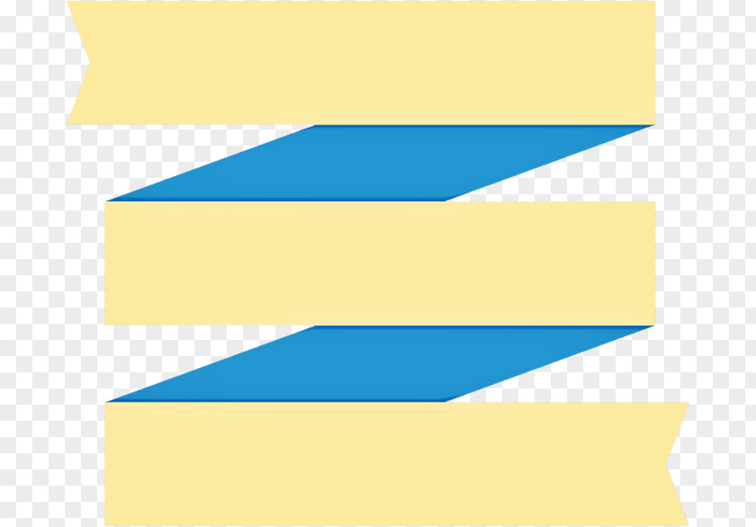 Blue Yellow Line Rectangle Electric PNG