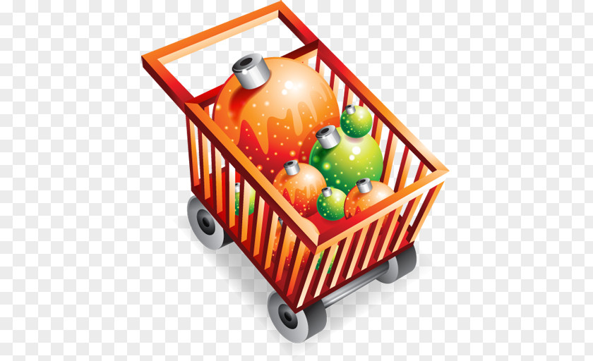 Christmas Shopping Huan Cart Online PNG