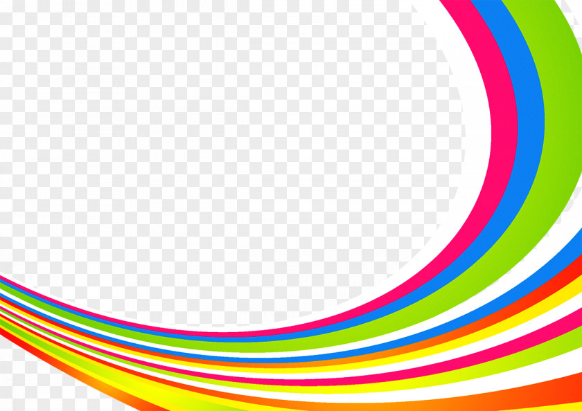 Colorful Stripes Science And Technology Computer File PNG