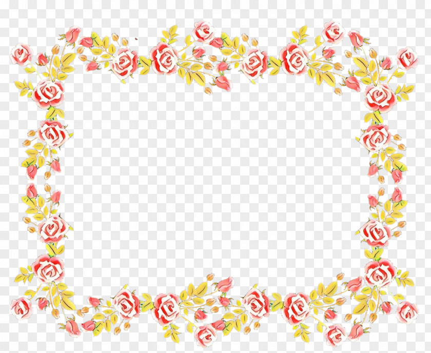 Floral Design Line Pink M Font PNG