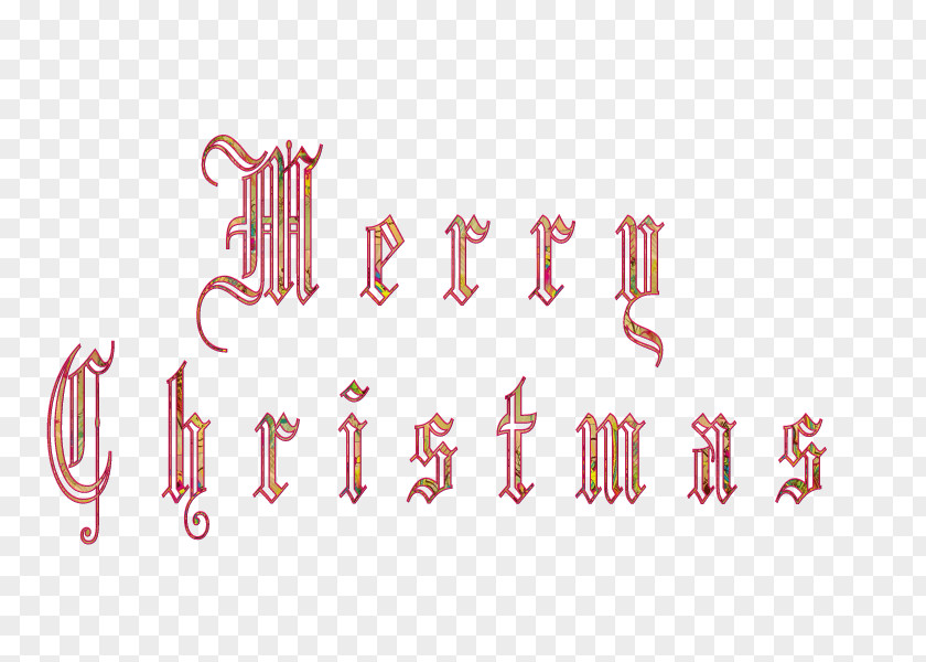 Merrychristmas Logo Brand Pink M Font Line PNG