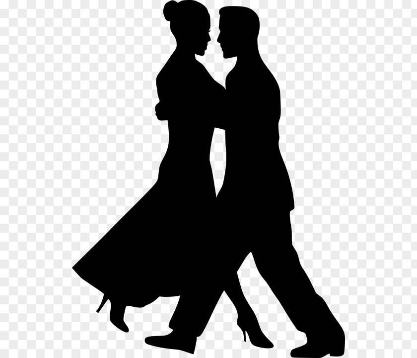 Silhouette Partner Dance Drawing Clip Art PNG