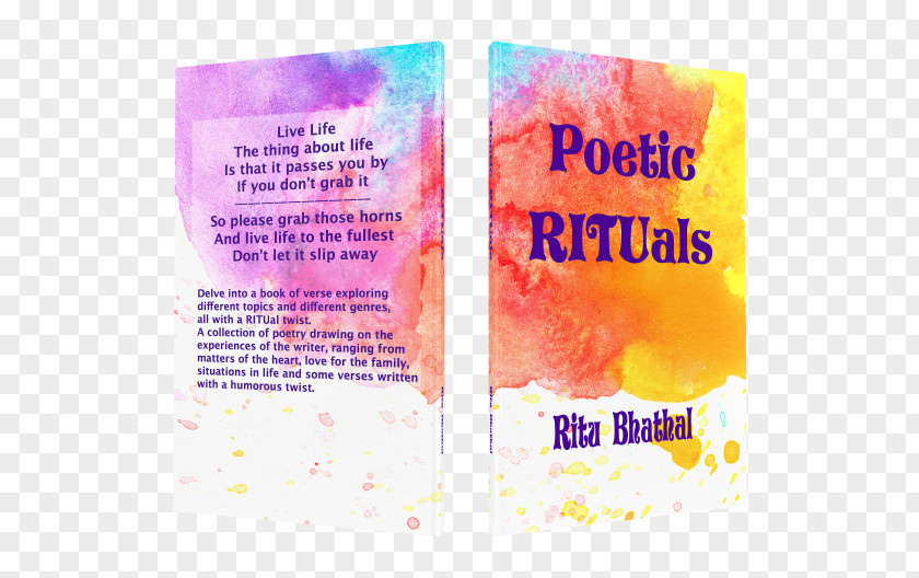 Book Poetic Rituals Poetry Author Paperback PNG