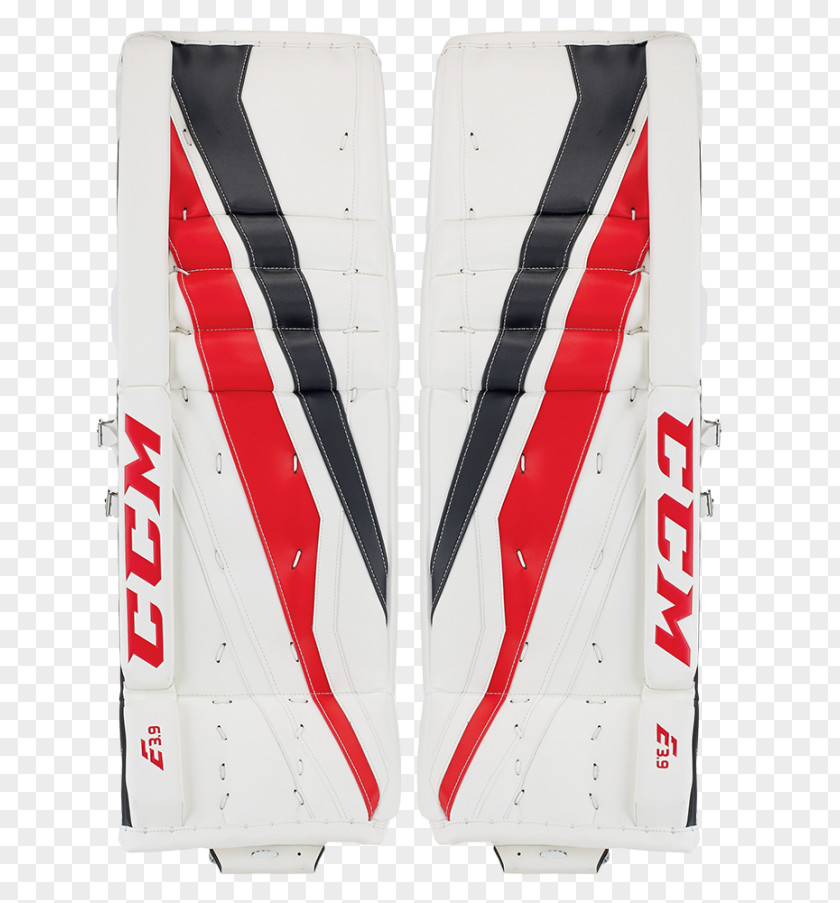 CCM Hockey Goaltender Pads Ice Goaltending Equipment PNG