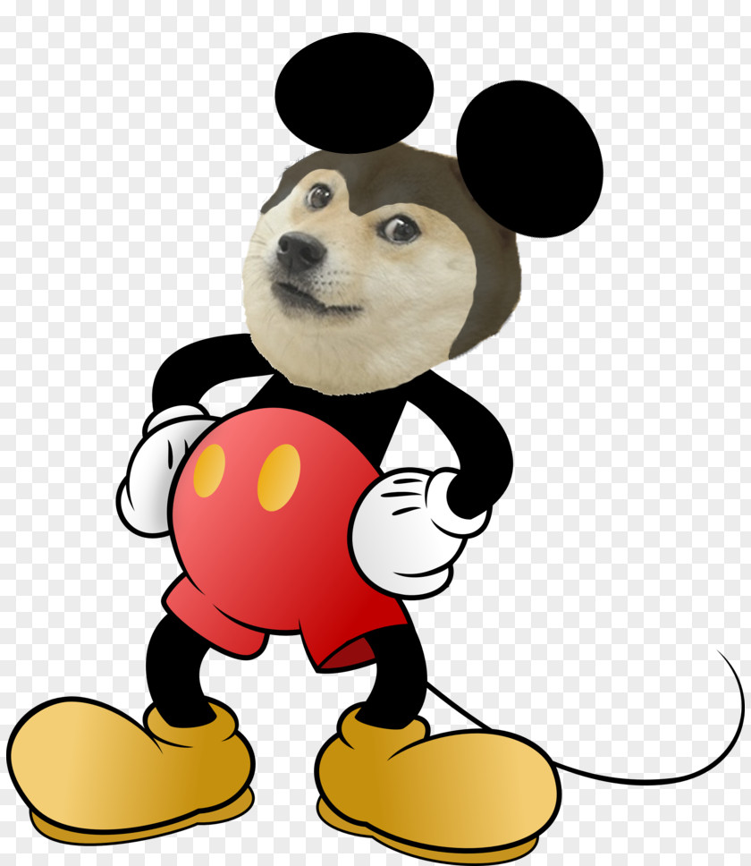 Doge Mickey Mouse Pluto Minnie YouTube The Walt Disney Company PNG
