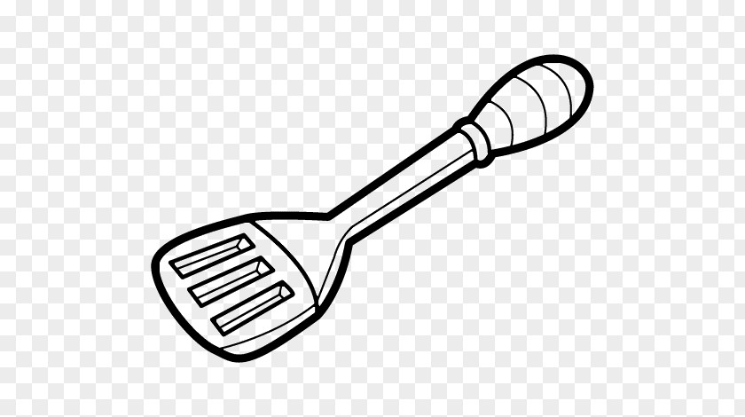 Kitchen Spatula Drawing Coloring Book Utensil PNG