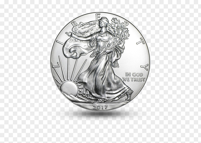 Eagle American Silver United States Mint Bullion Coin PNG