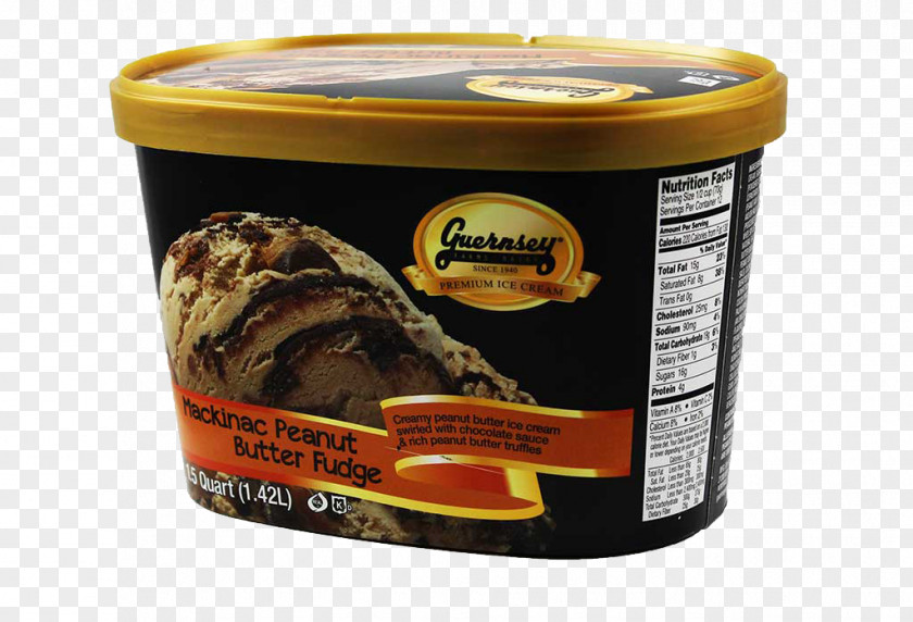 Ice Cream Fudge Chocolate Mackinac Island Peanut Butter Cookie PNG