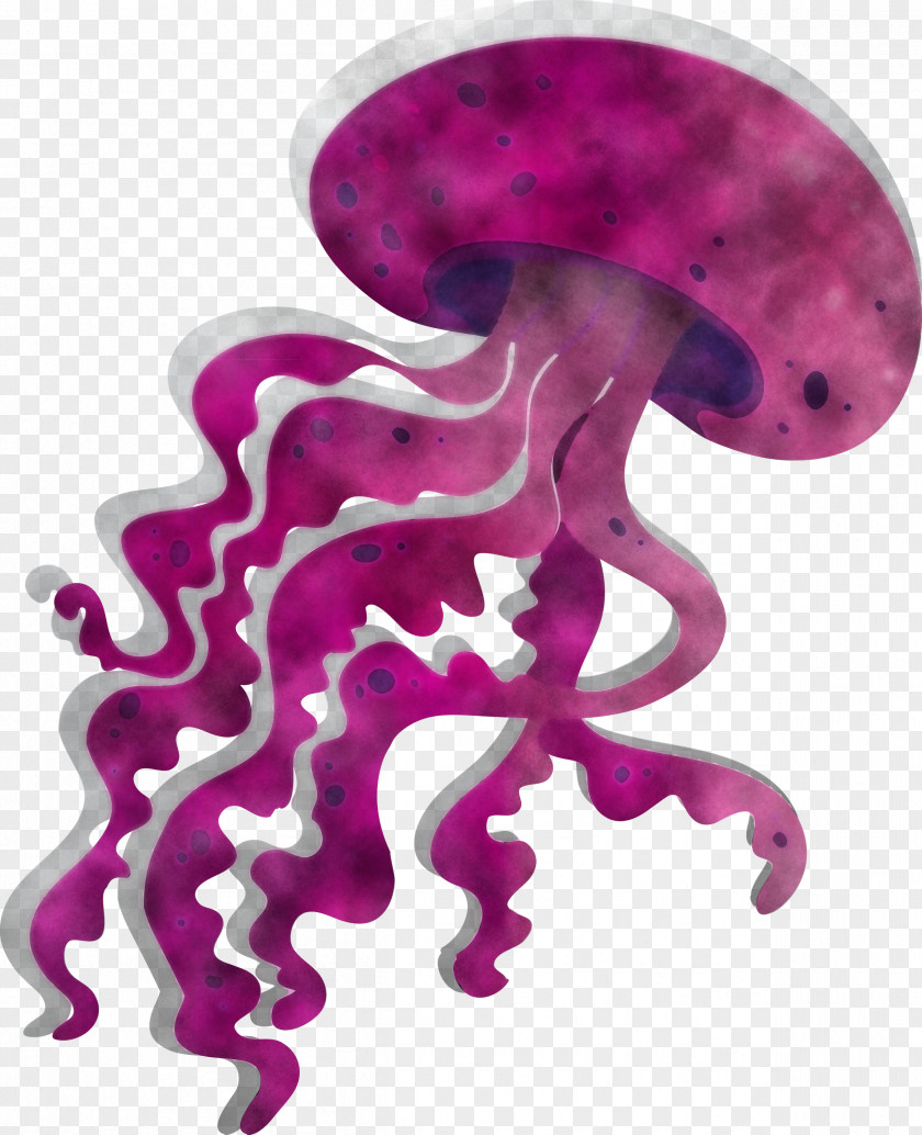 Octopus Pink Purple Violet Magenta PNG