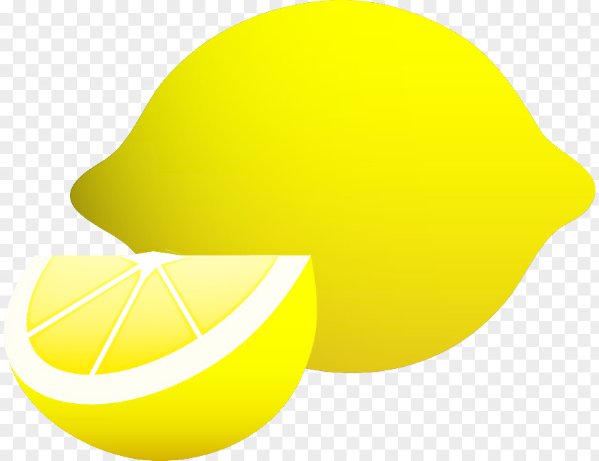 Yellow Citrus Lemon Fruit Circle PNG