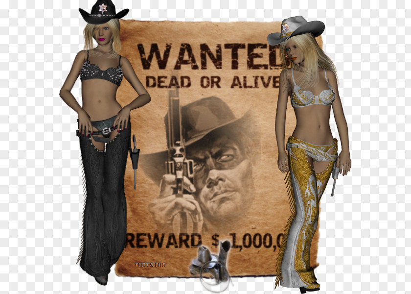 CowGirls Paper Parchment PNG