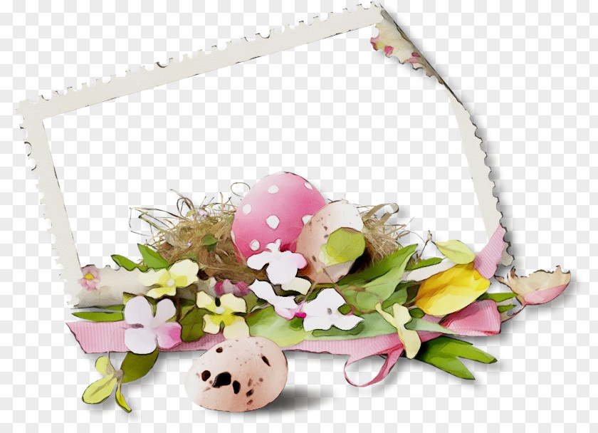 Floristry Hamper Easter Egg Background PNG