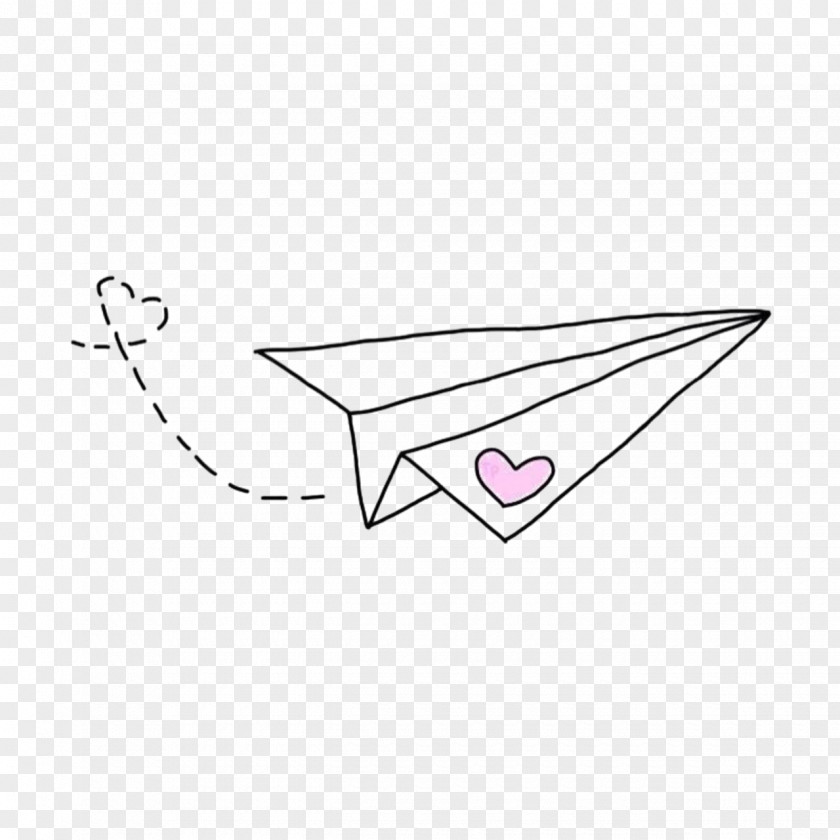 Airplane Paper Drawing PNG