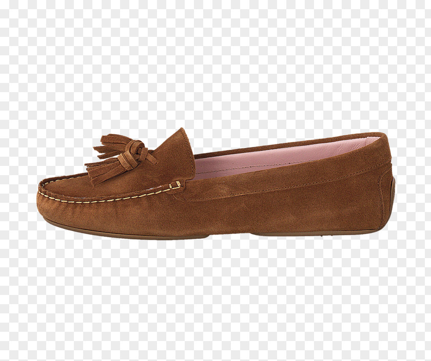 Brown Suede Flat Shoes For Women DSW Slip-on Shoe Model Walking PNG
