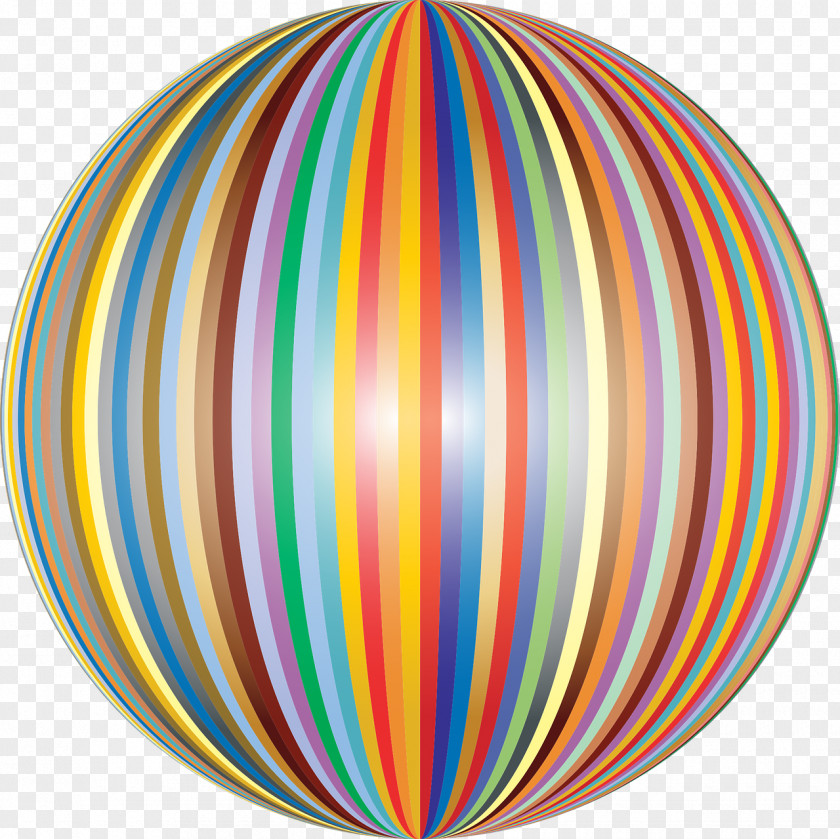 Rainbow Sphere Clip Art PNG