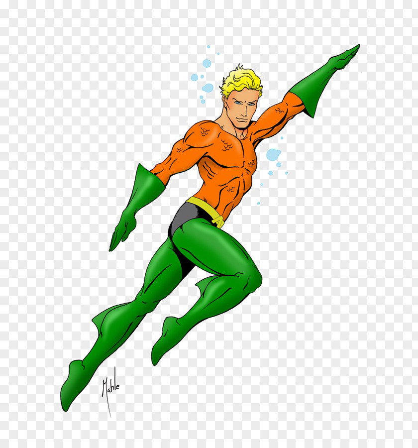 Aquaman Mera Comics Art Clip PNG