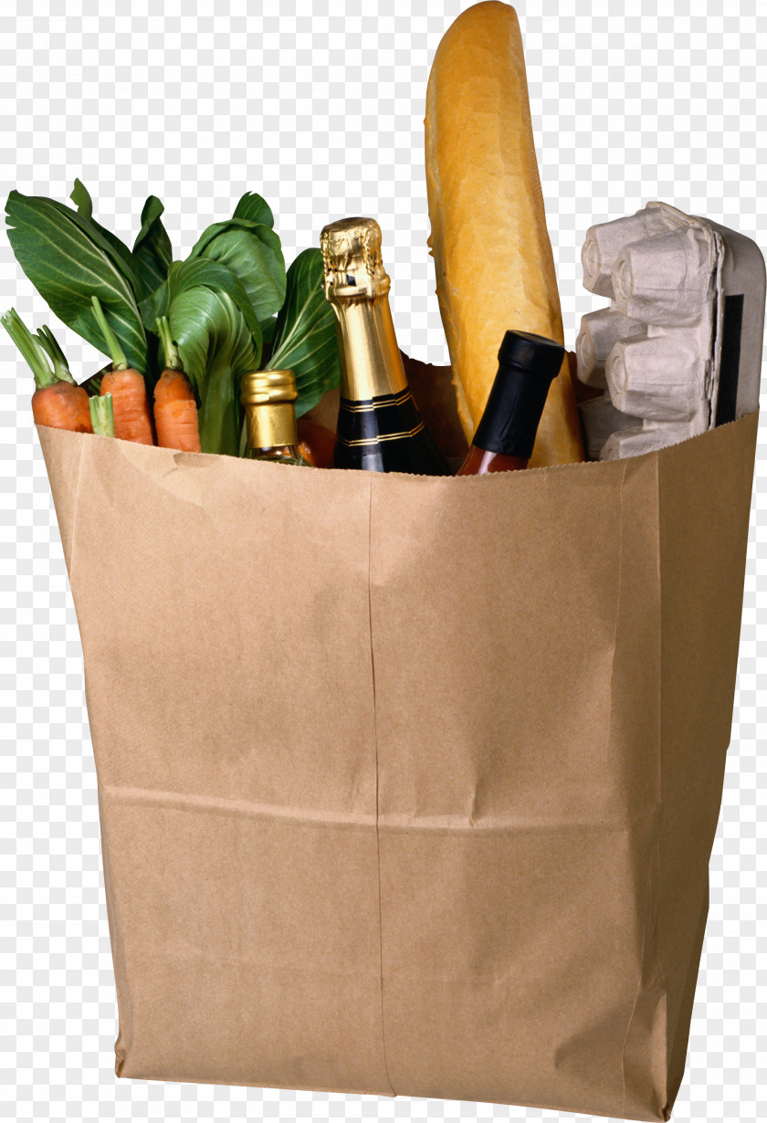 Bag Food Nutrition Health Shopping PNG